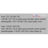 日照如何识别Baiduspider